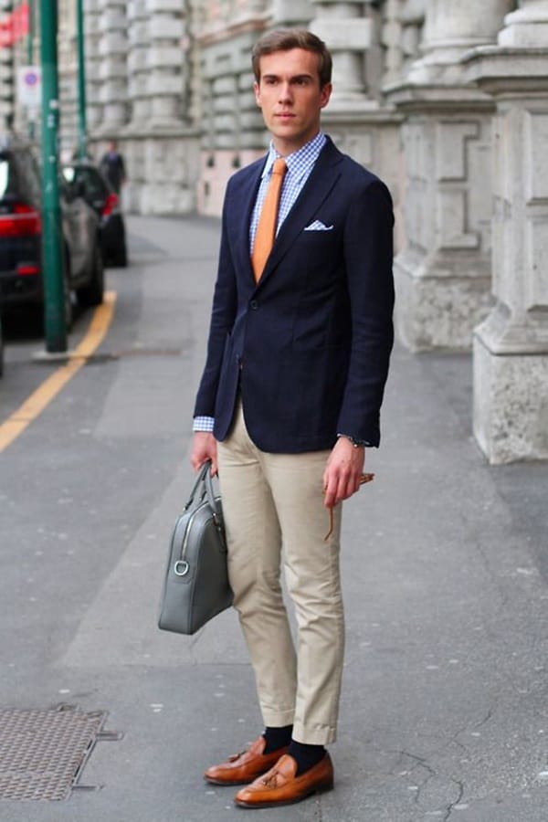 30 Fresh Dark Blue Blazer Outfit Ideas For Men - Fashion Hombre