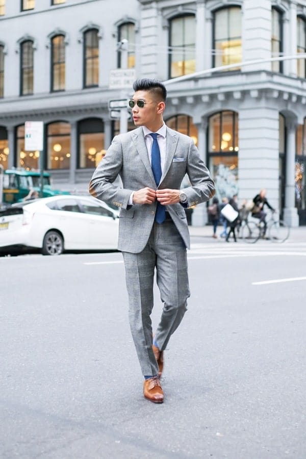 62 Best Grey Suit With Brown Shoes Outfit Ideas For Men