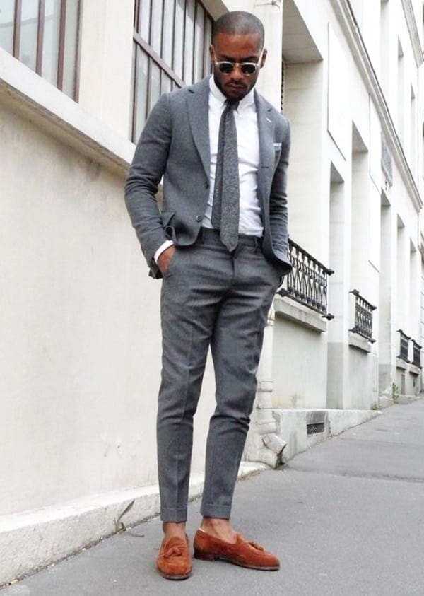 62 Best Grey Suit With Brown Shoes Outfit Ideas For Men