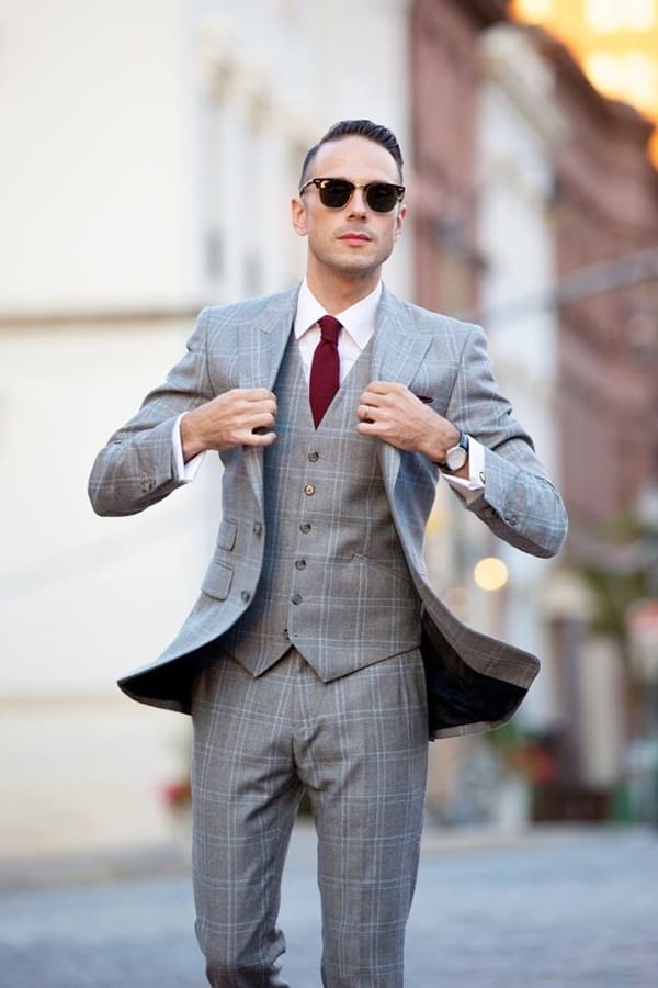 Best Grey Suit Brown Shoes Styles For Men