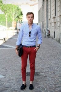 matching formal shirt and pants