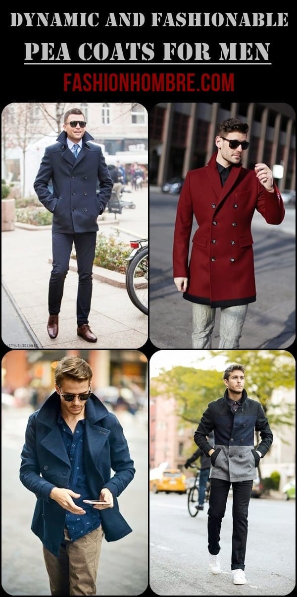 Dynamic And Fashionable Pea Coats For Men