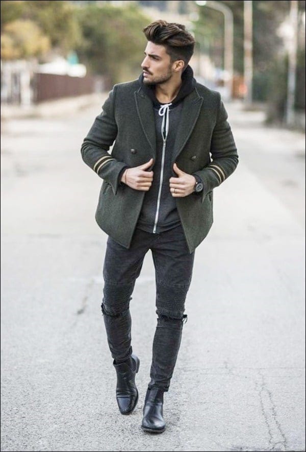 Dynamic And Fashionable Pea Coats For Men