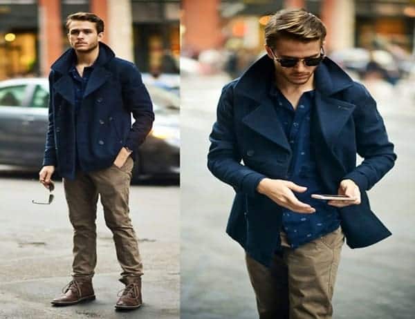 How To Wear A Pea Coat? 40 Dynamic Pea Coats For Men | vlr.eng.br