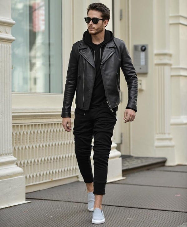 24 Gentle Black Hoodie Ideas for Men To Look Stylish