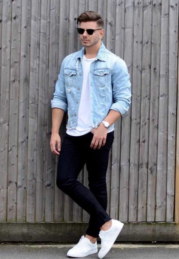 Stylish Denim Shirt Outfits For Men