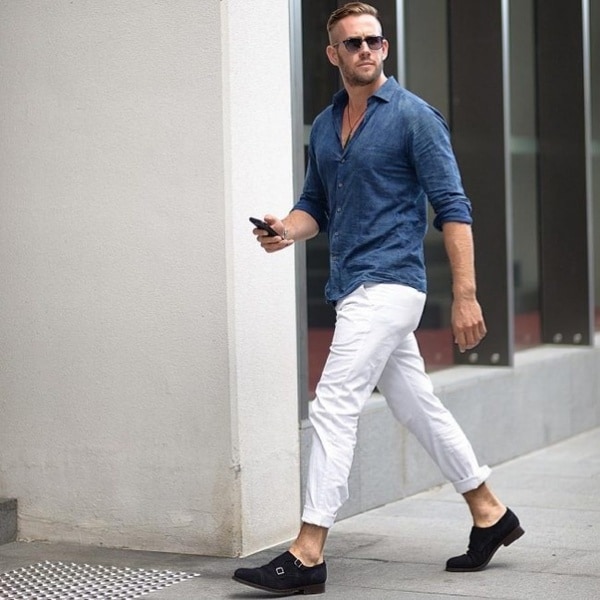 Stylish Denim Shirt Outfits For Men