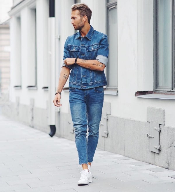 Stylish Denim Shirt Outfits For Men