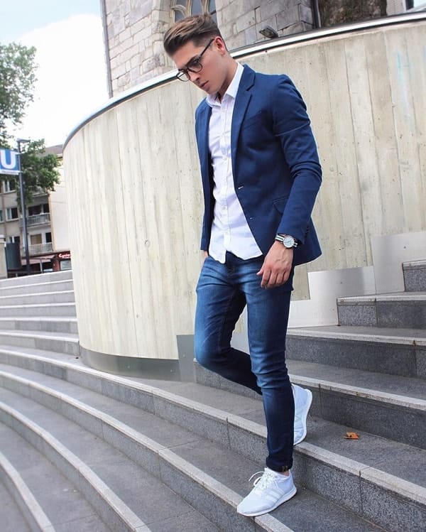 How To Jazz Up The White Shirt And Blue Jeans - Economy of Style