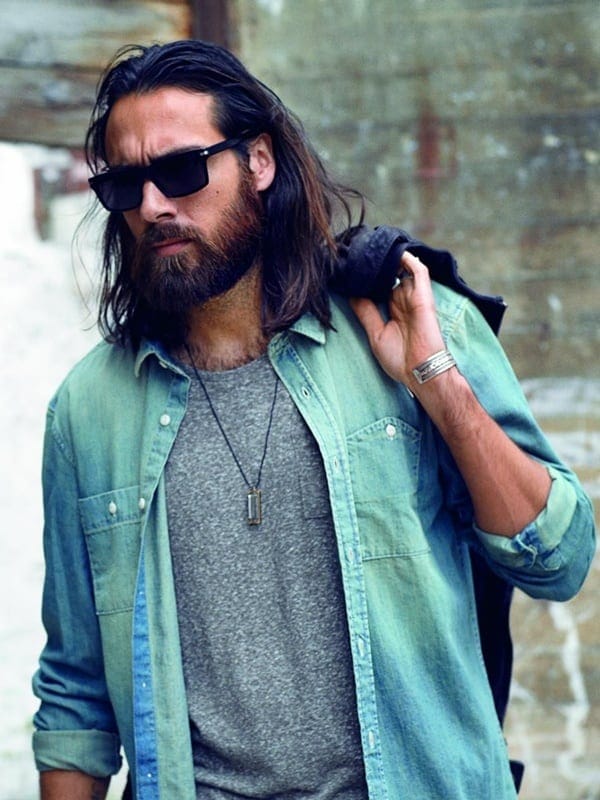 Amazing Beard Styles With Long Hair For Men