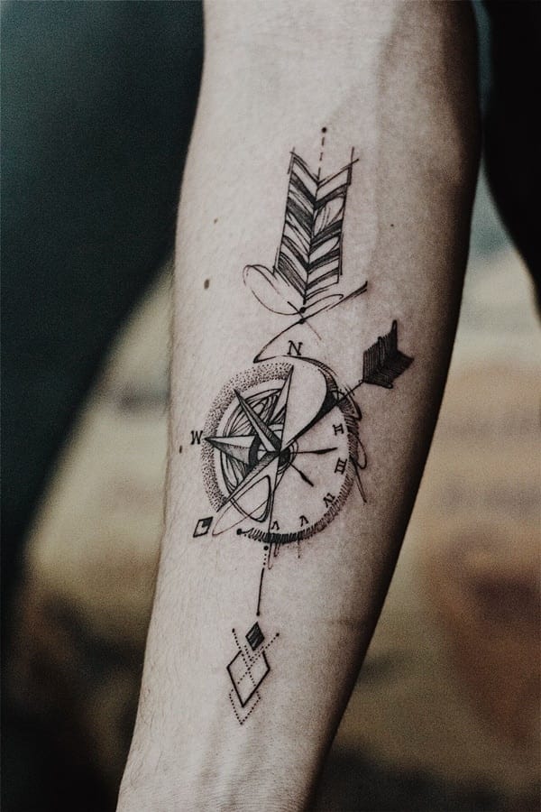 Arrow Tattoos For Men 66 Cool Designs With Meaning Arrow Tattoos For Men 66 Cool Designs With Meaning