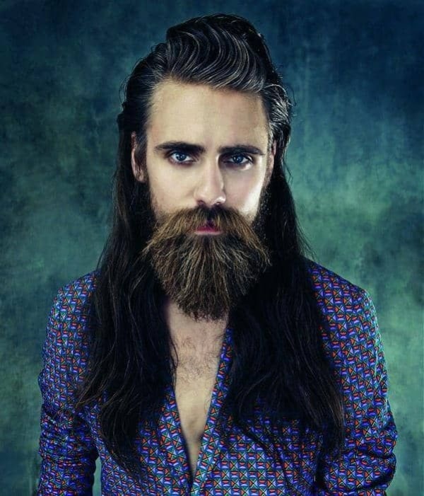 Amazing Beard Styles With Long Hair For Men