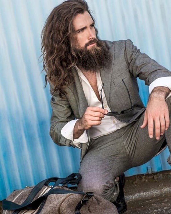 Inspirational Ideas On Hair And Full Beard Styles Combinations