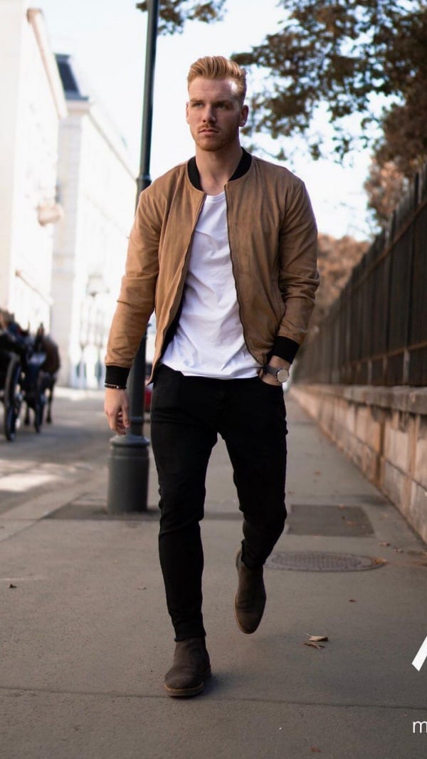 Cool Black Pants With Brown Shoes Outfits For Men