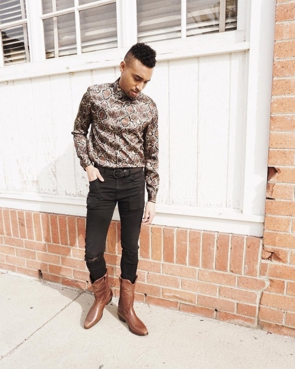 Cool Black Pants With Brown Shoes Outfits For Men