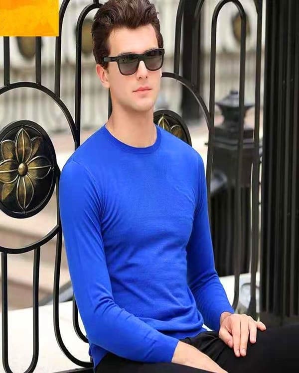 Fashionable Long Sleeve T-Shirts Outfit For Men