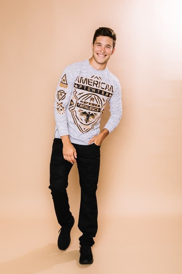 Fashionable Long Sleeve T-Shirts Outfit For Men