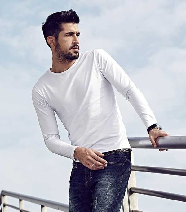 Fashionable Long Sleeve T-Shirts Outfit For Men