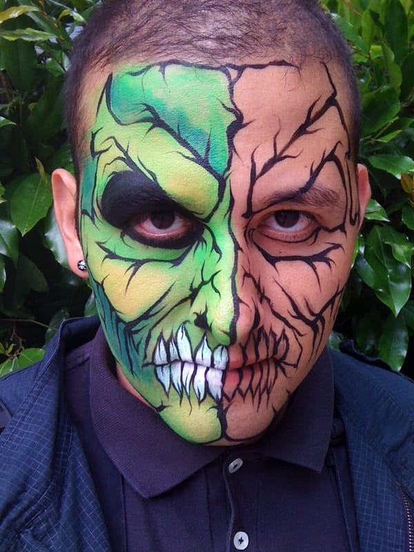 Easy Halloween Face Painting Ideas For Adults