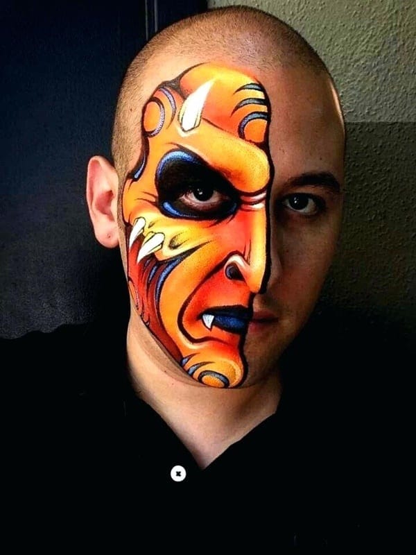 Easy Halloween Face Painting Ideas For Adults