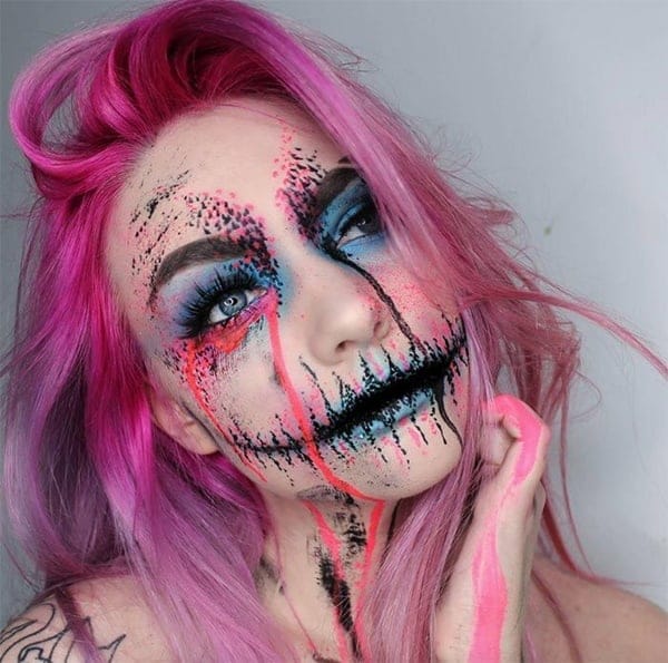 Easy Halloween Face Painting Ideas For Adults