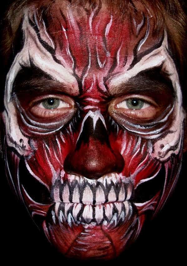 Easy Halloween Face Painting Ideas For Adults