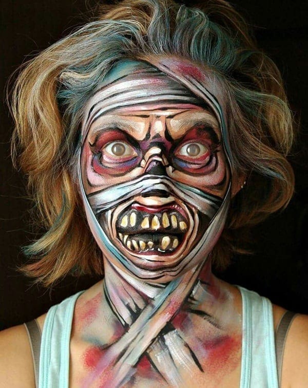 Easy Halloween Face Painting Ideas For Adults