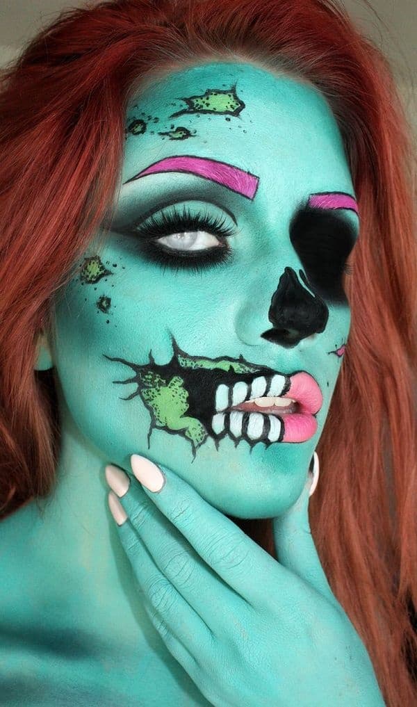 Easy Halloween Face Painting Ideas For Adults