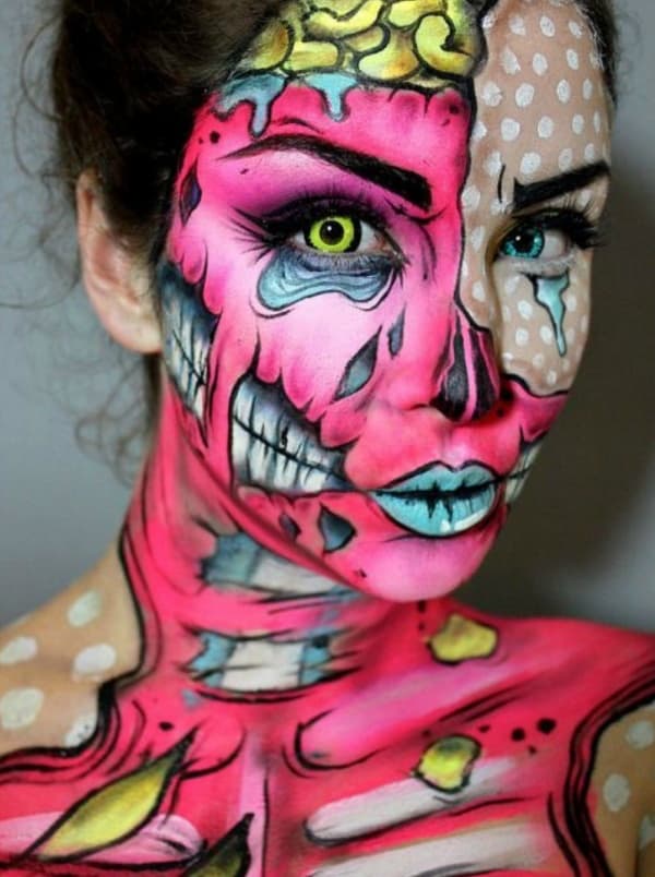 Easy Halloween Face Painting Ideas For Adults