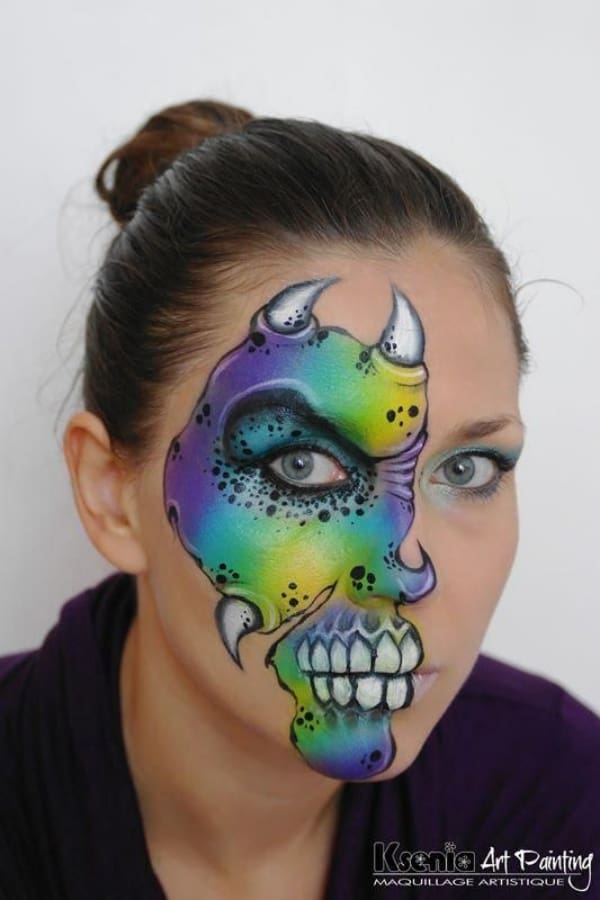 Easy Halloween Face Painting Ideas For Adults