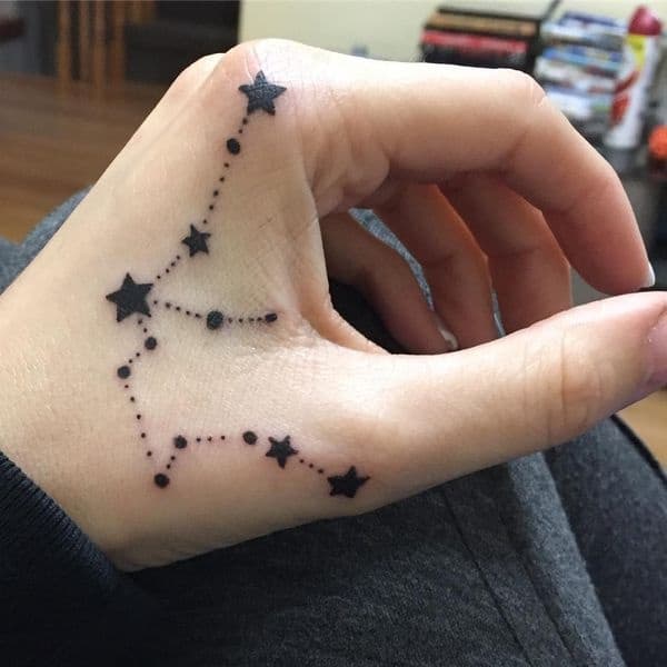 Awesome Aquarius Constellation Tattoo Designs With Meaning