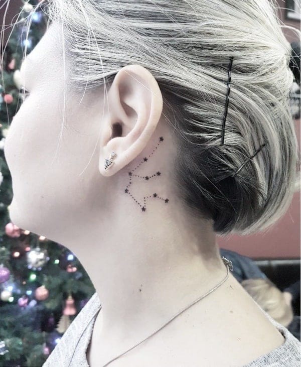 Awesome Aquarius Constellation Tattoo Designs With Meaning