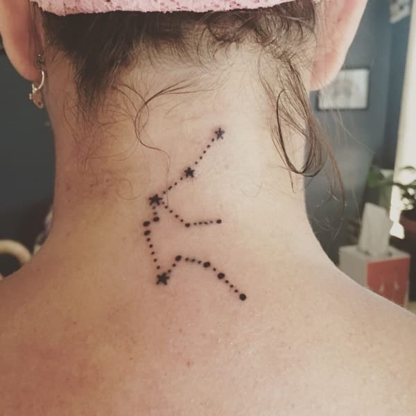 Awesome Aquarius Constellation Tattoo Designs With Meaning