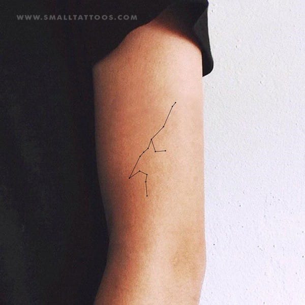 Awesome Aquarius Constellation Tattoo Designs With Meaning