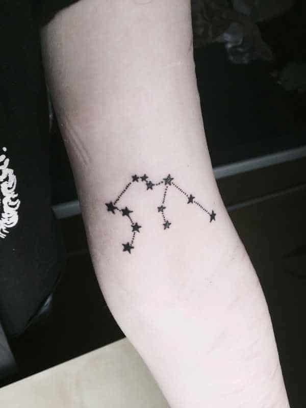 Awesome Aquarius Constellation Tattoo Designs With Meaning