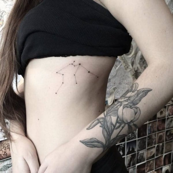 Awesome Aquarius Constellation Tattoo Designs With Meaning