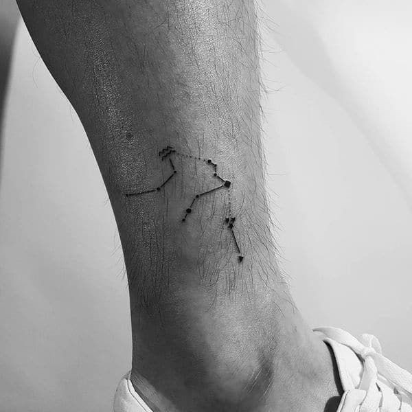 Awesome Aquarius Constellation Tattoo Designs With Meaning