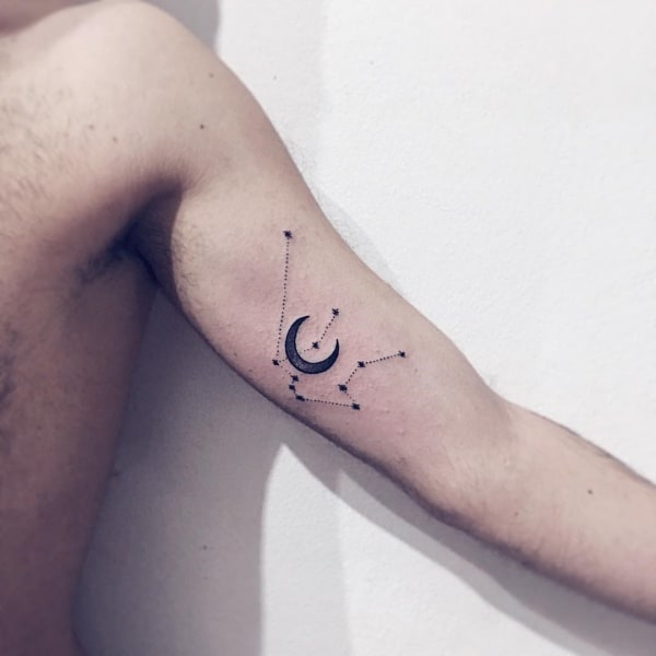 Awesome Aquarius Constellation Tattoo Designs With Meaning