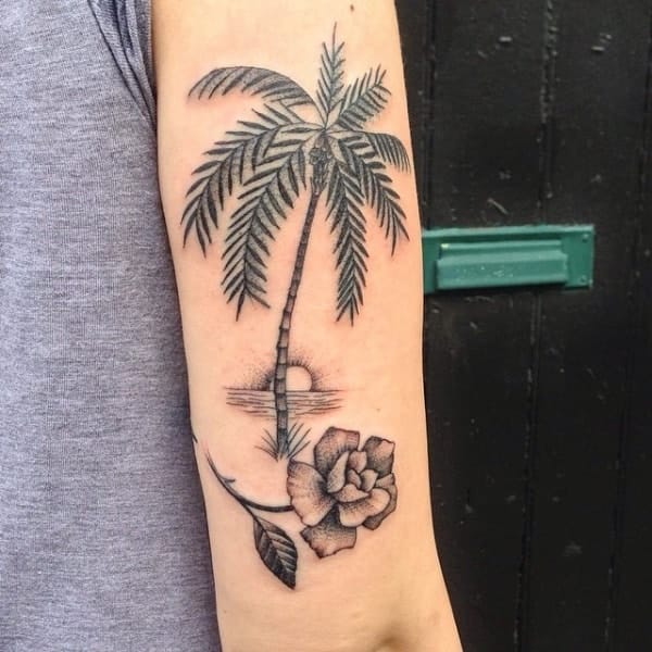 Beautiful Palm Tree Tattoo Designs And Meaning