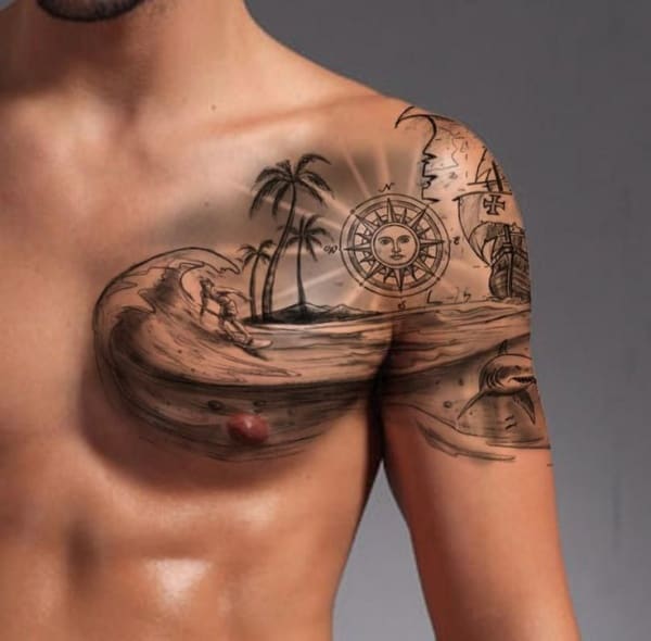91 Beautiful Palm Tree Tattoo Designs For Tree Lovers