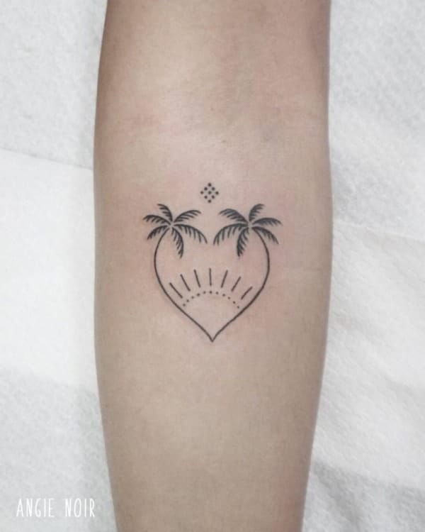 Beautiful Palm Tree Tattoo Designs And Meaning