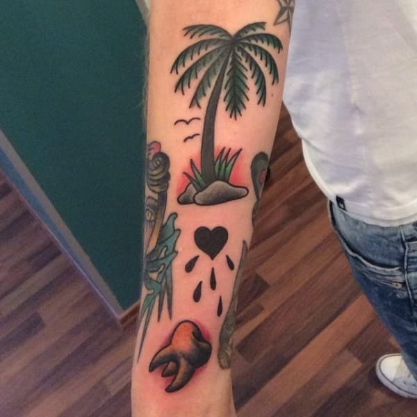 Beautiful Palm Tree Tattoo Designs And Meaning