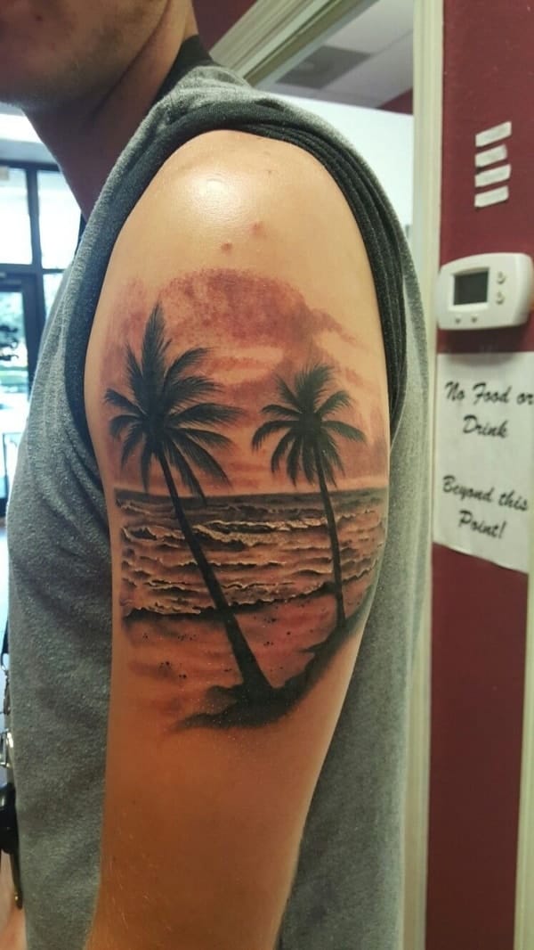 91 Beautiful Palm Tree Tattoo Designs For Tree Lovers