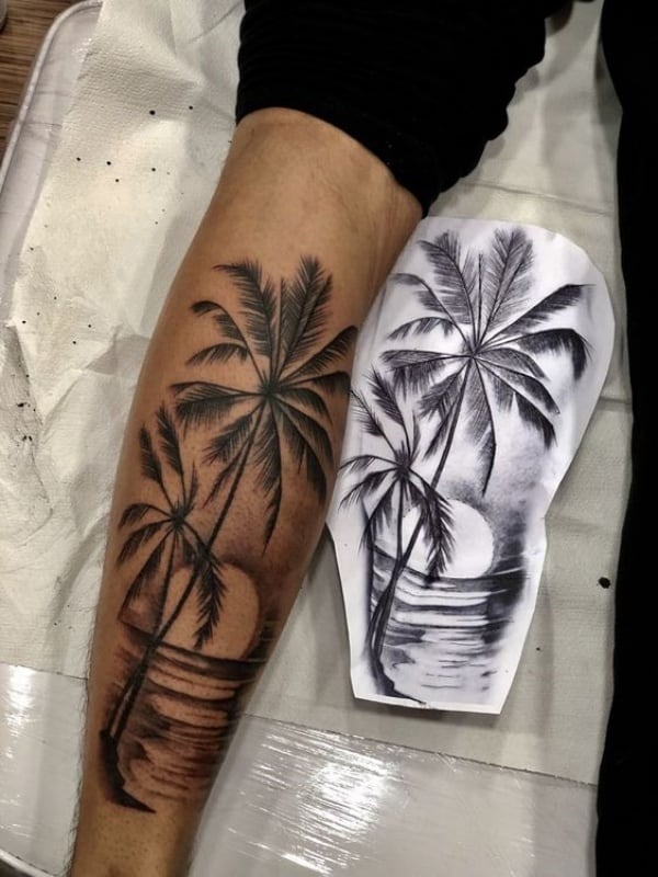 Beautiful Palm Tree Tattoo Designs And Meaning