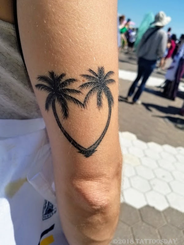 250 Palm Tree Tattoos That Remind You To Take A Break