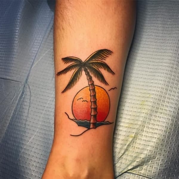 10 Beautiful Palm Tree Tattoo Ideas for the Nature Lover