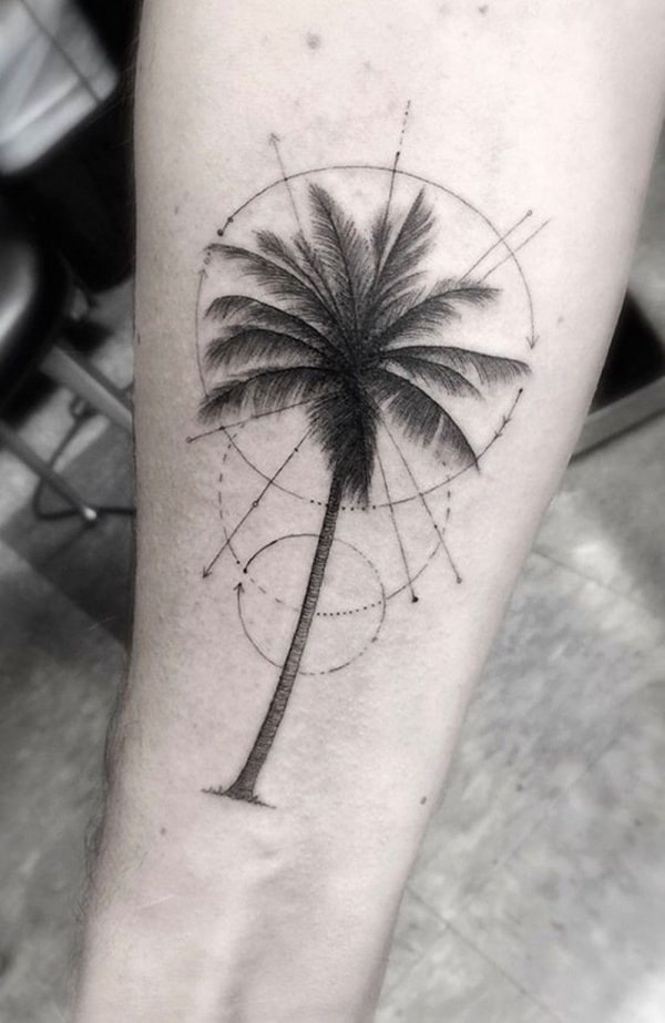 Beautiful Palm Tree Tattoo Designs And Meaning