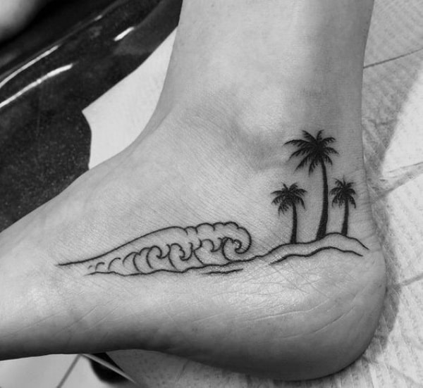 Beautiful Palm Tree Tattoo Designs For Tree Lovers