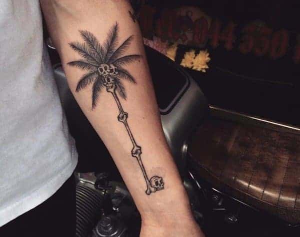 125 Unique Palm Tree Tattoos Youll Need to See  Tattoo Me Now