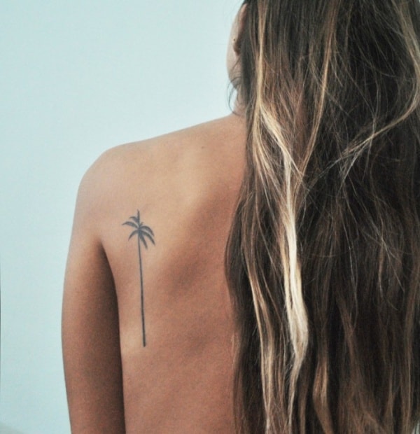 Beautiful Palm Tree Tattoo Designs For Tree Lovers